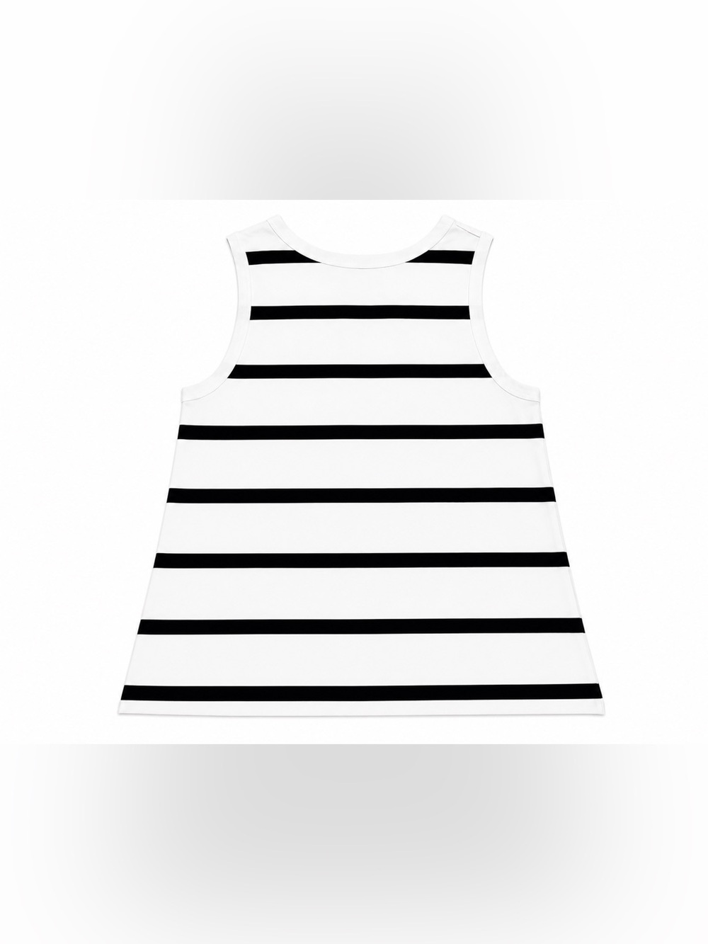 Halogen White Tank with Black Trim
